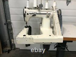 SINGER 261U23A OFF ARM 2N ON PEDESTAL WithNEW 110V MOTOR INDUSTRIAL SEWING MACHINE