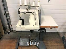 SINGER 261U23A OFF ARM 2N ON PEDESTAL WithNEW 110V MOTOR INDUSTRIAL SEWING MACHINE