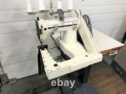 SINGER 261U23A OFF ARM 2N ON PEDESTAL WithNEW 110V MOTOR INDUSTRIAL SEWING MACHINE