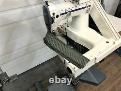 SINGER 261U23A OFF ARM 2N ON PEDESTAL WithNEW 110V MOTOR INDUSTRIAL SEWING MACHINE