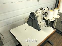 SINGER 261U23A OFF ARM 2N ON PEDESTAL WithNEW 110V MOTOR INDUSTRIAL SEWING MACHINE