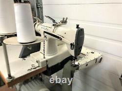 SINGER 261U23A OFF ARM 2N ON PEDESTAL WithNEW 110V MOTOR INDUSTRIAL SEWING MACHINE