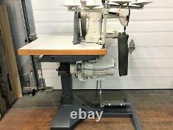 SINGER 261U23A OFF ARM 2N ON PEDESTAL WithNEW 110V MOTOR INDUSTRIAL SEWING MACHINE