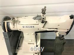 SINGER 261U23A OFF ARM 2N ON PEDESTAL WithNEW 110V MOTOR INDUSTRIAL SEWING MACHINE