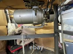 SINGER 281-1 industrial sewing machine with sewing table & running motor engine