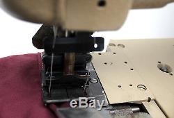SINGER 300W-2 Cylinder Bed 2-Needle Chainstitch Binder Industrial Sewing Machine