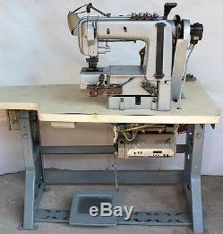 SINGER 302W101 Chainstitch 4-Needle Cylinder Bed Industrial Sewing Machine 220V