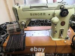 SINGER 320k SEWING MACHINE, ZIG-ZAG, Semi industrial Leather, Serviced/ tested