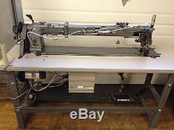 Singer 340w405 40 Inch Extra Longbed 4 Needle Puller Industrial Sewing Machine
