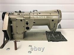 SINGER 457U105 ZIG ZAG withREVERSE 110V SERVO INDUSTRIAL SEWING MACHINE