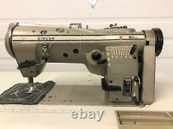 SINGER 457U105 ZIG ZAG withREVERSE 110V SERVO INDUSTRIAL SEWING MACHINE