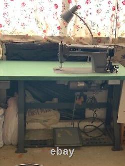 SINGER 491 D200AA Industrial Sewing Machine With Table
