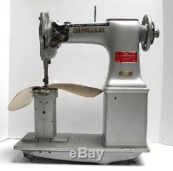 SINGER 52W12 Post Bed 2-Needle 3/16 Gauge Industrial Sewing Machine Head Only