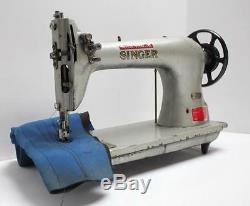 SINGER 55-5 Chainstitch 1-Needle 1-Thread Industrial Sewing Machine Head Only