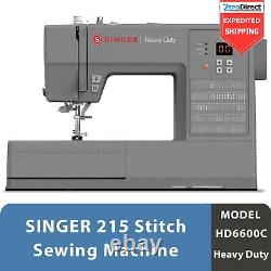 SINGER HD6600C Heavy Duty Metal Frame Sewing Machine 215 Stitch