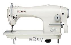 SINGER INDUSTRIAL SEWING MACHINE 191D-30 Complete Stand, SERVO Motor, LED LAMPS