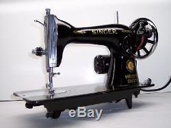 SINGER INDUSTRIAL STRENGTH HEAVY DUTY SEWING MACHINE 16oz Leather 3/8 Lift