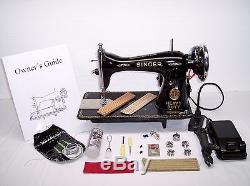 SINGER INDUSTRIAL STRENGTH HEAVY DUTY SEWING MACHINE 18oz Leather 3/8 Lift