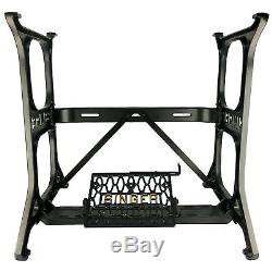 SINGER Sewing Machine Industrial Table Cast Iron Stand Legs Base by 3FTERS
