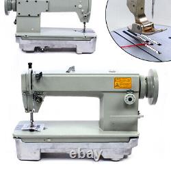 SM-6-9 Industrial Heavy Duty Flat Lockstitch Sewing Machine Head Leather Fabric