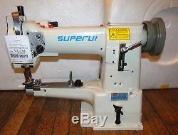 SUPERUI LT-335A Leather Heavy Duty Industrial Cylinder Bed Sewing Machine New
