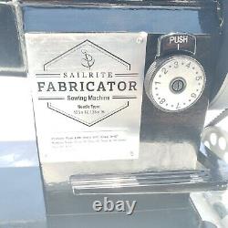 Sailrite Fabricator Walking Foot Sewing Machine with Table Lightly Used with Xtras