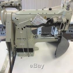 Seiko LSC-8BLV-1 Industrial Cylinder Bed Sewing Machine with Synchronized Binder