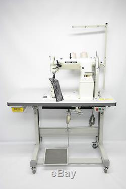 Seiko PW-27B Twin Needle Post Wheel Feed Heavy Duty Industrial Sewing Machine