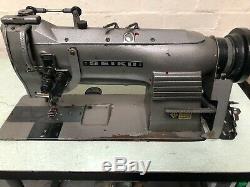 Seiko Twin Needle Stich Walking Foot Industrial Sewing Machine Silent Motor