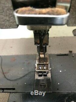 Seiko Twin Needle Stich Walking Foot Industrial Sewing Machine Silent Motor