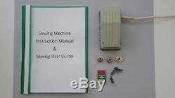 Semi Industrial New Home Sewing Machine for Heavy Duty Work + Extras