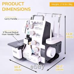 Serger Sewing Machine Industrial Grade Sergers & Overlock Machines with Durabl