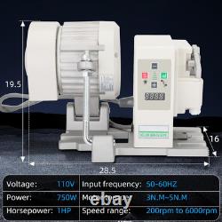 Servo Motor Sewing Machine, Industrial Sewing Machine Servo Motor, AC110V, 750W