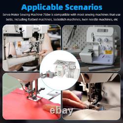 Servo Motor Sewing Machine, Industrial Sewing Machine Servo Motor, AC110V, 750W