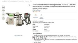 Servo Motor for Industrial Sewing Machine AC 110V 1HP 750W Brushless Motor- OB