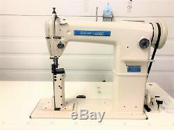 Sew Line 810 New 1-needle Postbed Roll Feed +rev 110v Industrial Sewing Machine
