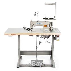 Sewing Machine with Table+Servo Motor+Stand &LED Lamp Quality New Model Complete