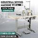 Sewing Machine with Table +Servo Motor +Stand &LED Lamp Quilting Tool 550W