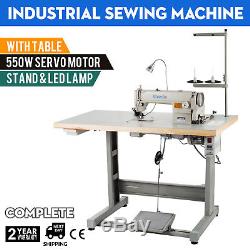 Sewing Machine with Table +Servo Motor +Stand &LED Lamp Set DDL-8700 Manual