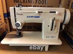 Sewline New 146-7 Portable Walking Ft Zigzag +extras Industrial Sewing Machine