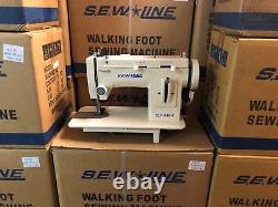 Sewline New 146-7 Portable Walking Ft Zigzag +extras Industrial Sewing Machine