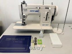 Sewline New 146-7 Portable Walking Ft Zigzag +extras Industrial Sewing Machine