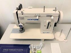 Sewline New 146-7 Portable Walking Ft Zigzag +extras Industrial Sewing Machine