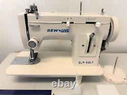 Sewline New 146-7 Portable Walking Ft Zigzag +extras Industrial Sewing Machine