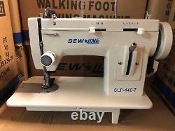 Sewline New 146-7 Portable Walking Ft Zigzag +extras Industrial Sewing Machine