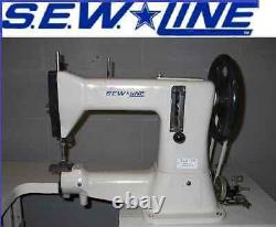 Sewline New Extra Heavy Duty Large Thread Cylinder Bed Industrial Sewing Machine