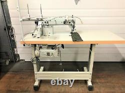 Sewline Sl-106-rb Triple Feed Walking Foot 110v Servo Industrial Sewing Machine