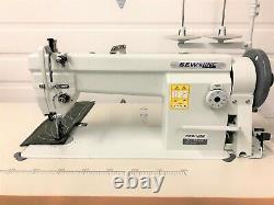 Sewline Sl-106-rb Triple Feed Walking Foot 110v Servo Industrial Sewing Machine