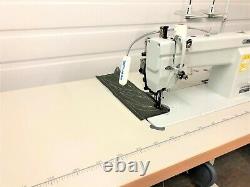 Sewline Sl-106-rb Triple Feed Walking Foot 110v Servo Industrial Sewing Machine