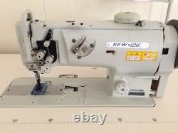 Sewline Sl 1508 New Lg Vert Bobbin Walking Foot Servo Industrial Sewing Machine